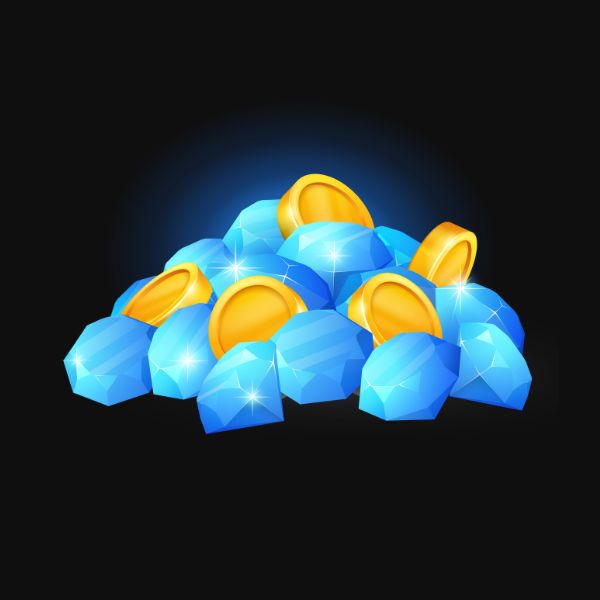 No KYC crypto casino rewards with gold coins and sparkling gems